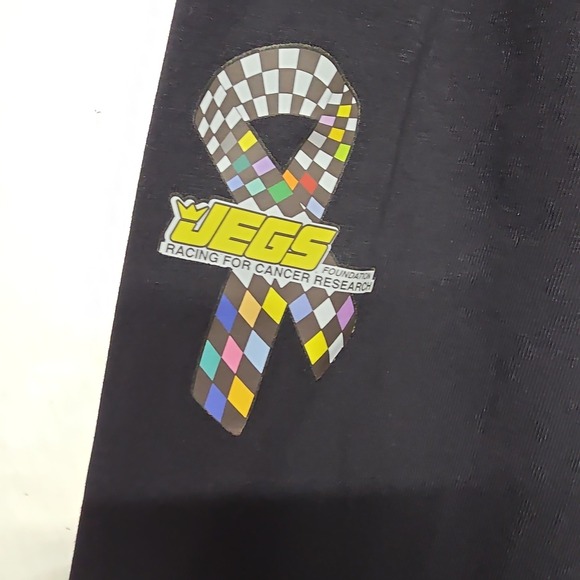 Mens OGIO JEGS Quarter Zip Long Sleeve Shirt 3XL Black Racing Cancer Research - Picture 4 of 5